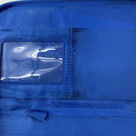Vera Bradley Zip Around Wallet Rivera Blue 5x8 - Picture 4 of 4